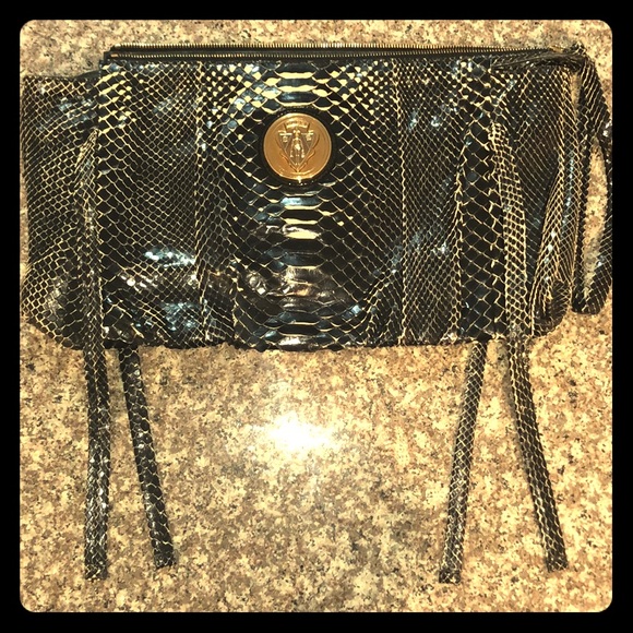 GENUINE PYTHON GUCCI HYSTERICA CLUTCH - Picture 1 of 6